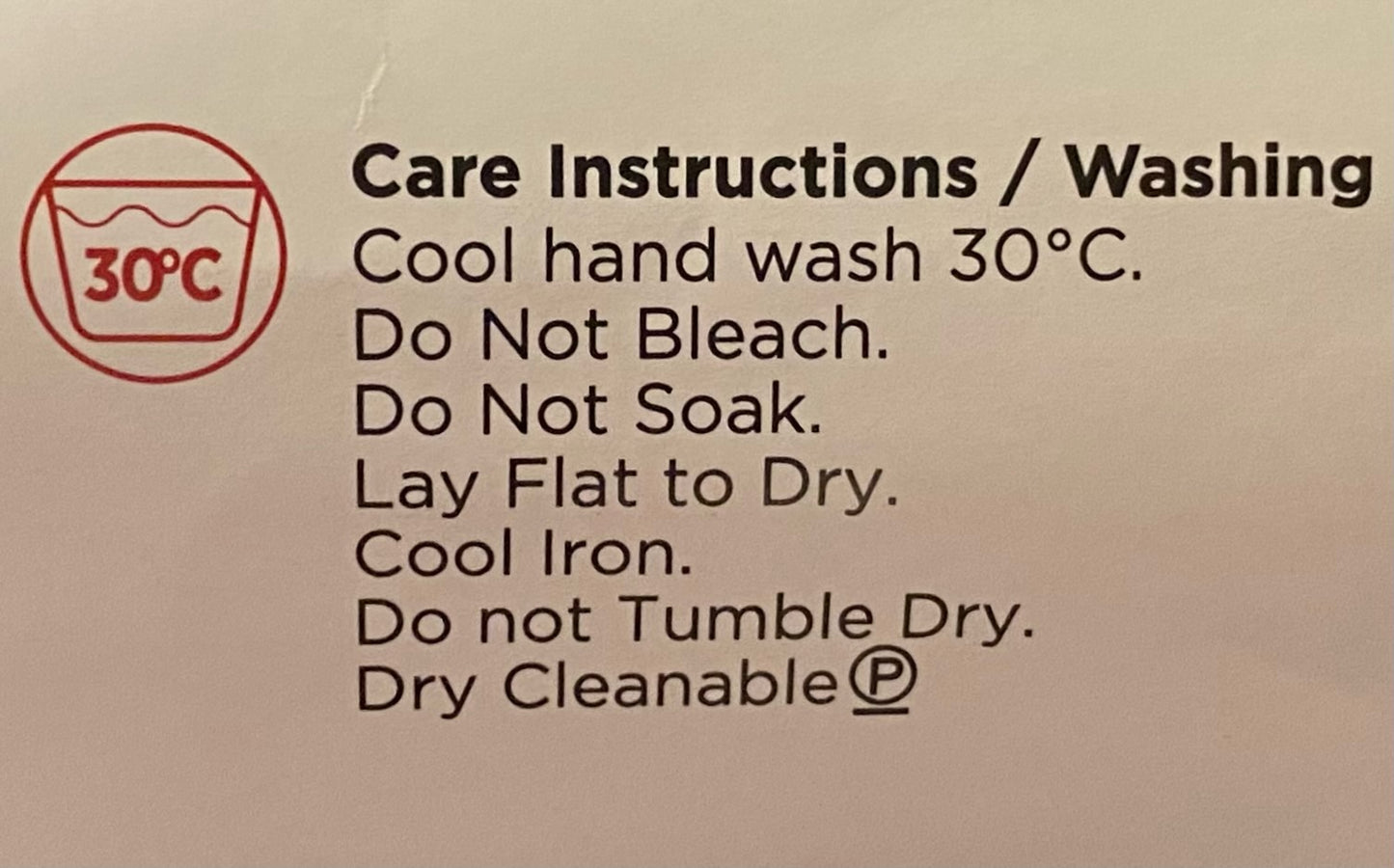 care instructions for crochet blanket