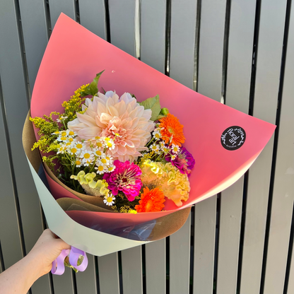 Mixed flowers bright