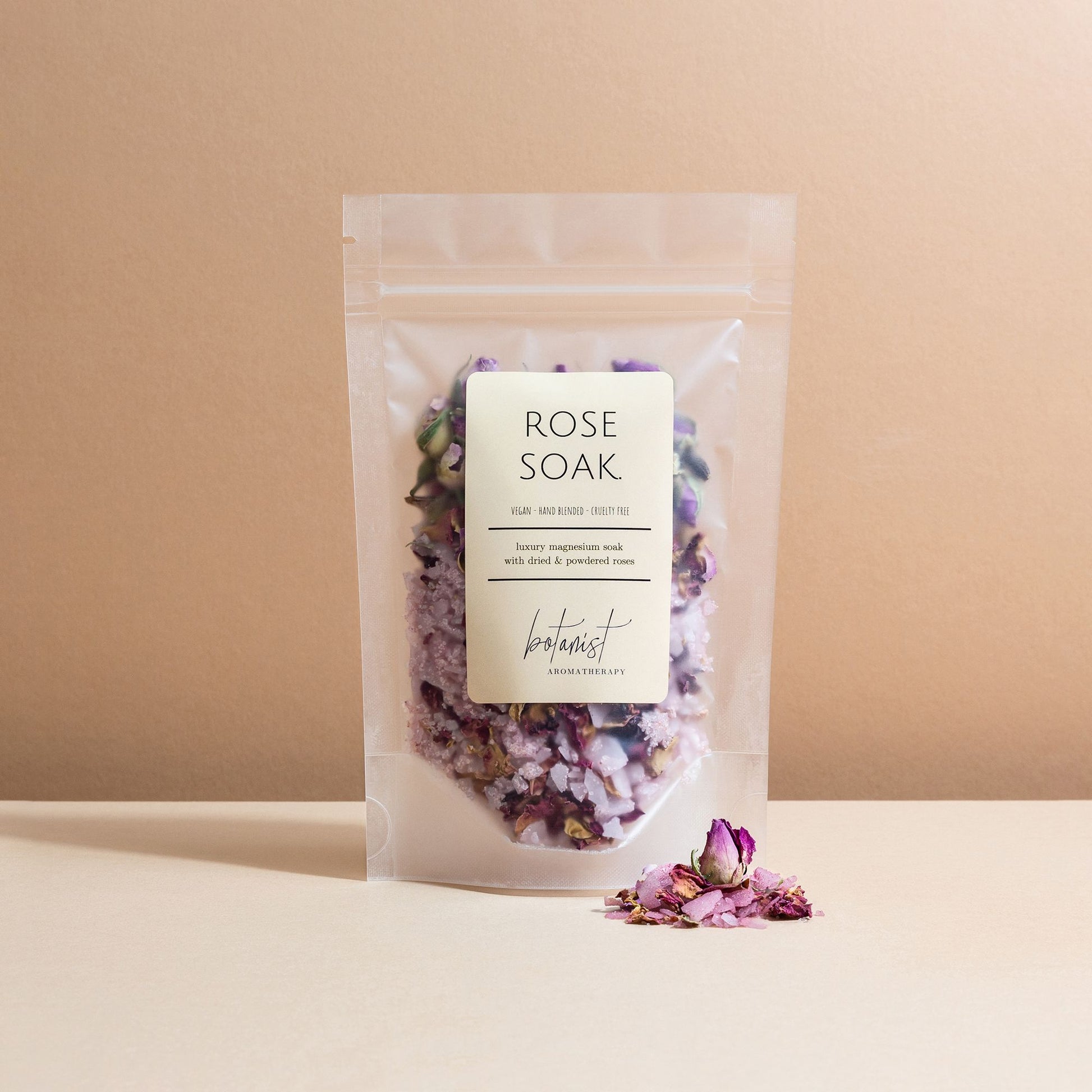 botanist aromatherapy rose bath soak